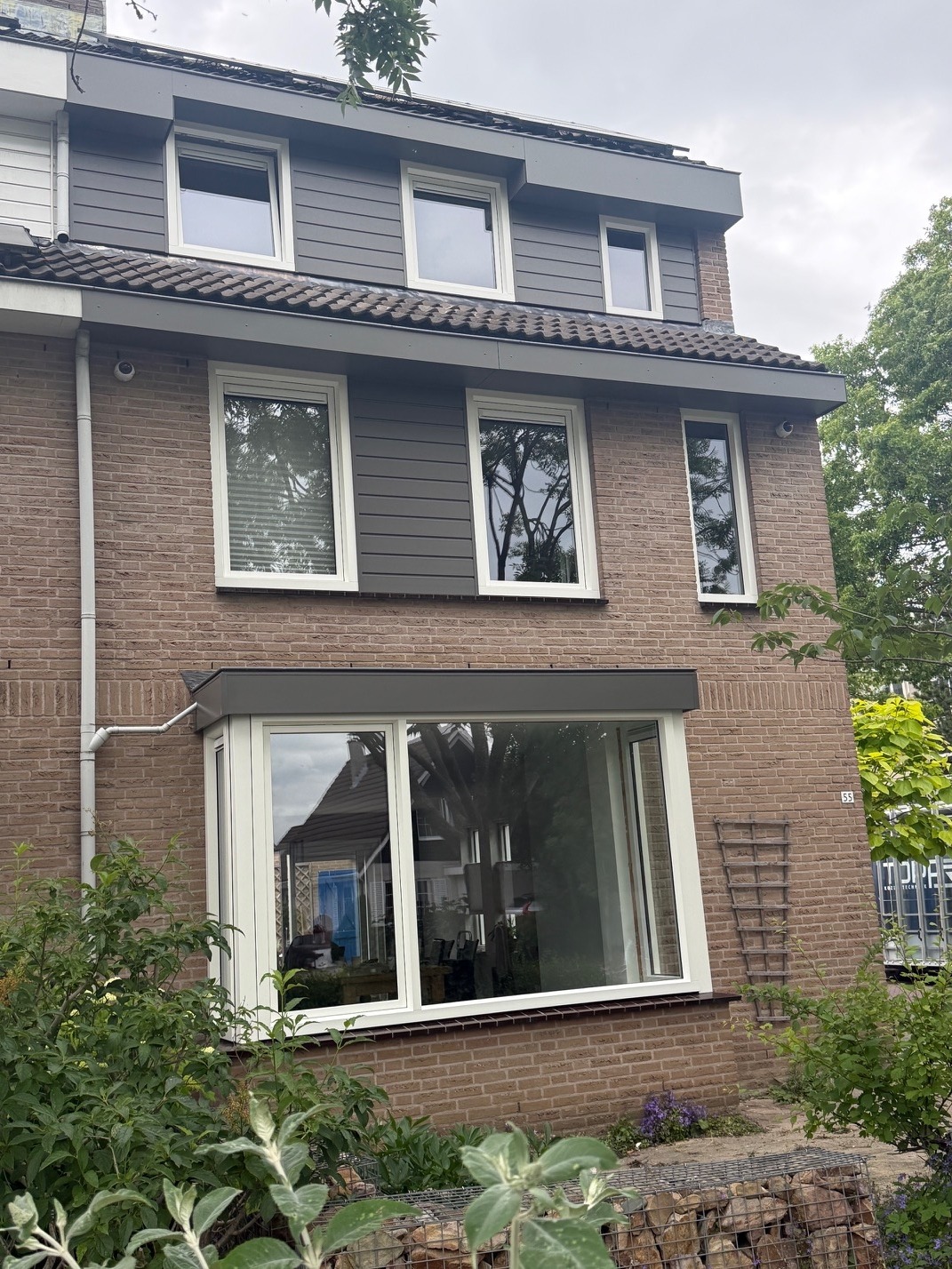 Na realisatie kunststof kozijnen Buitenhoflaan Leiderdorp foto 3